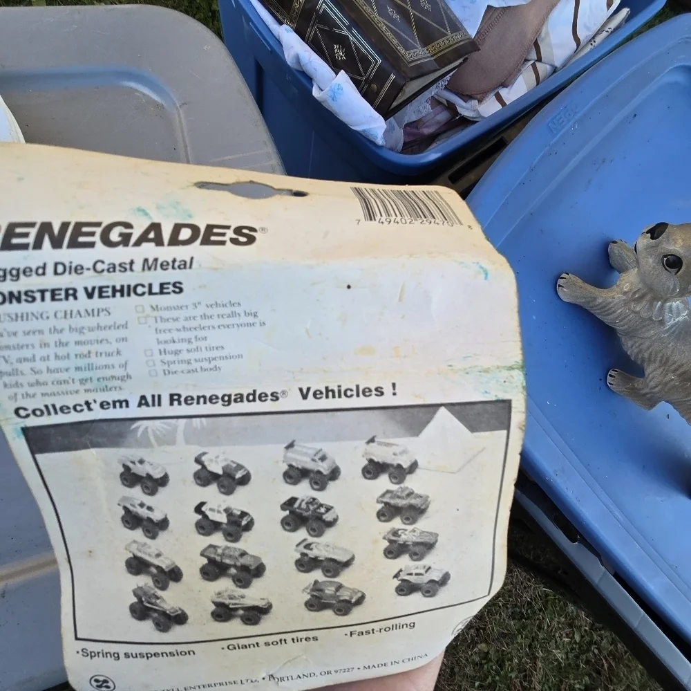 Metal 1995 Zylmex Power Renegades Monster Vehicles Car